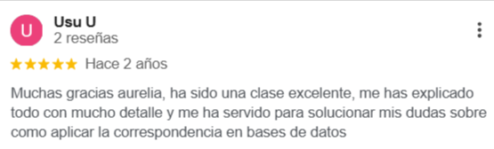 Reseñas Clases de Ofimatica