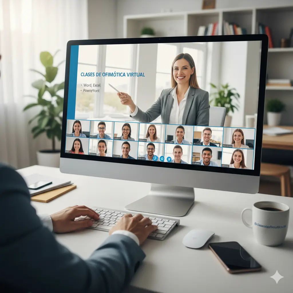 Clases de ofimática online virtual per Zoom o Meet