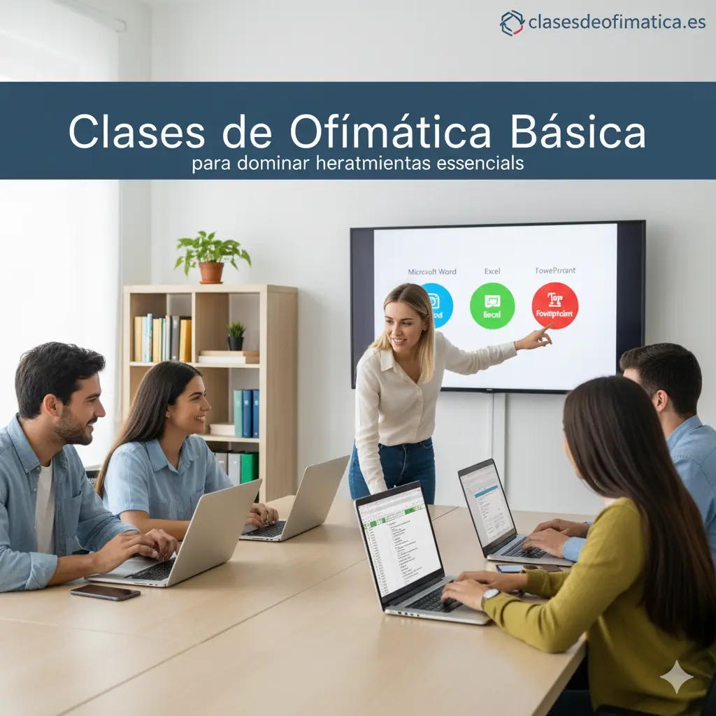 Clases de ofimática básica para dominar herramientas esenciales