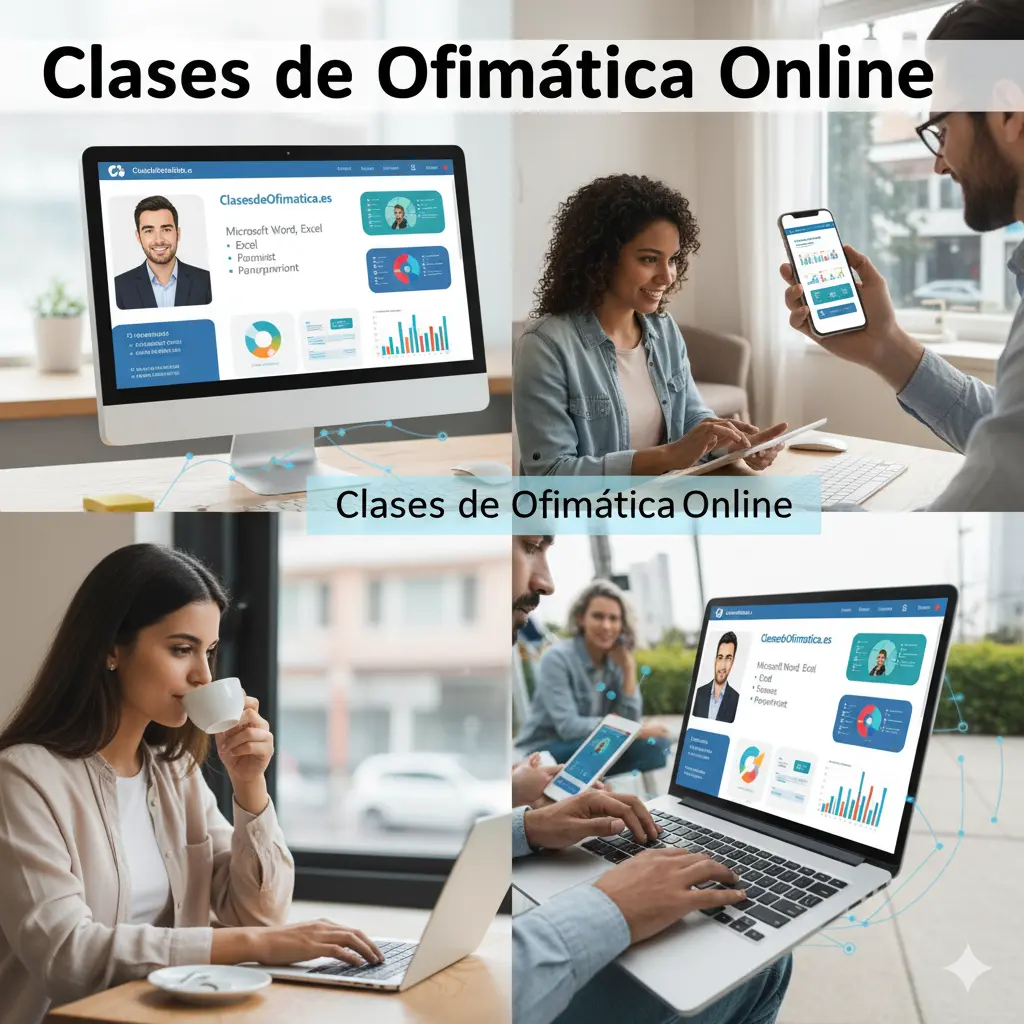 Clases de ofimática online accesibles desde cualquier dispositivo